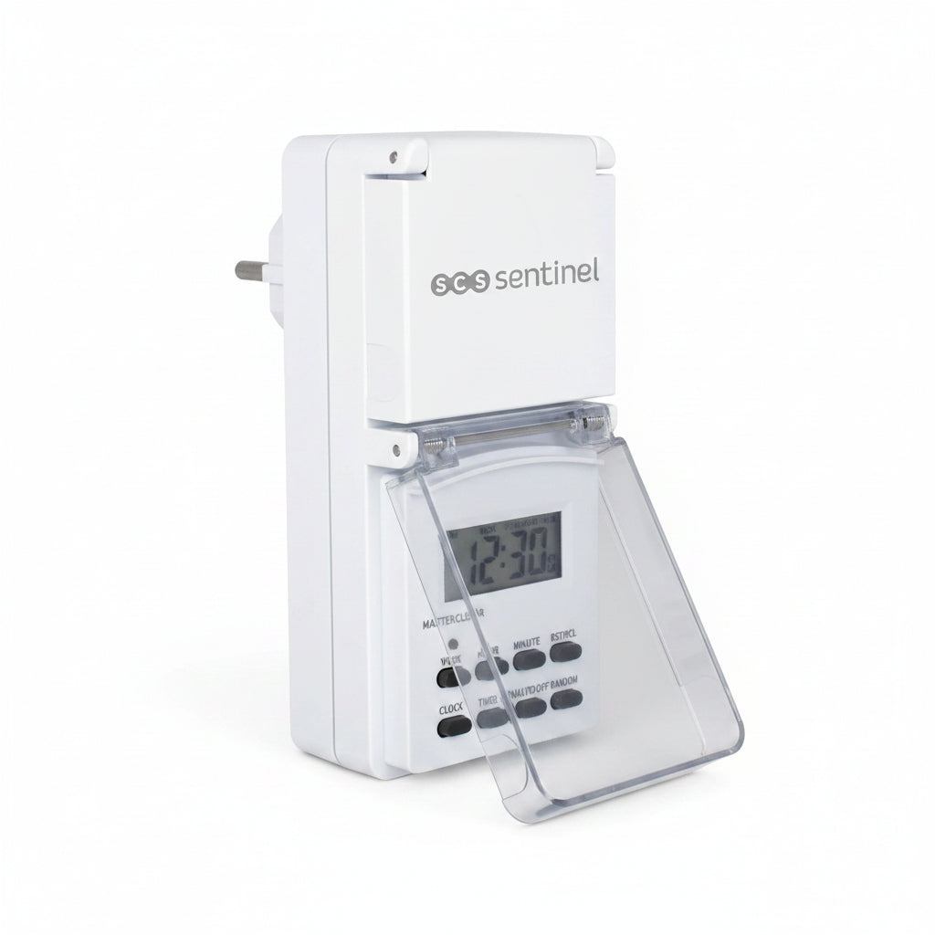 SCS Sentinel Programmable 230V Electrical Socket with Weekly Timer - Gomix Brands Outlet